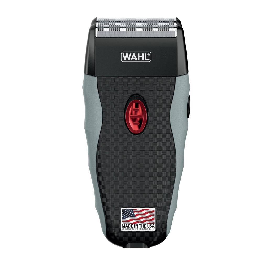 Wahl 7339-300 bump-free shaver with titanium foils for a smoother shave.