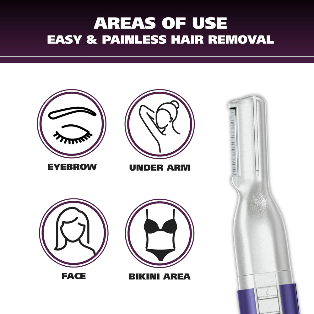 Wahl Clean and Confident pen trimmer with rinseable blades for easy hygienic cleaning.