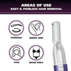 Wahl Clean and Confident pen trimmer with rinseable blades for easy hygienic cleaning.