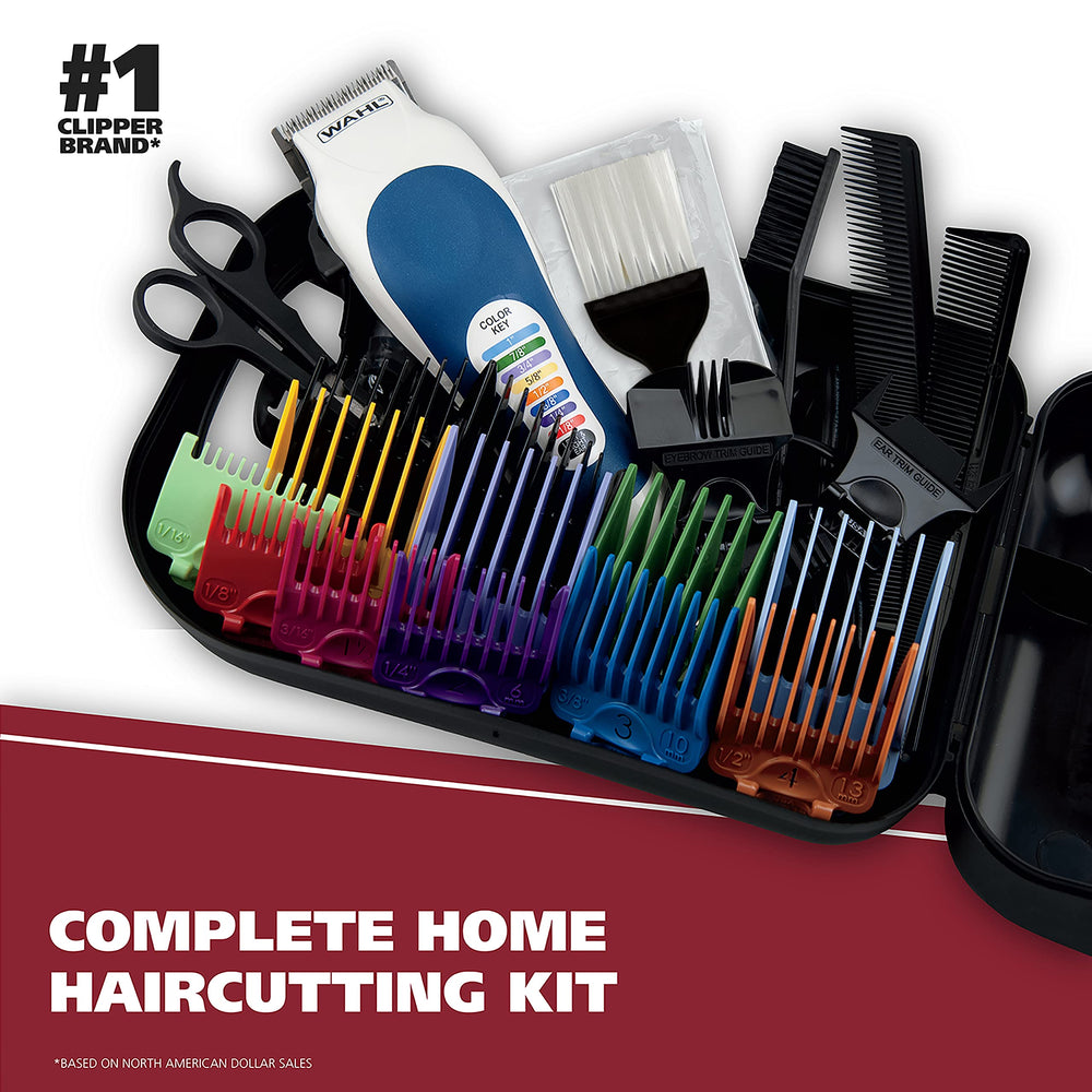 Wahl Color Pro guards color-coded to simplify at-home haircuts