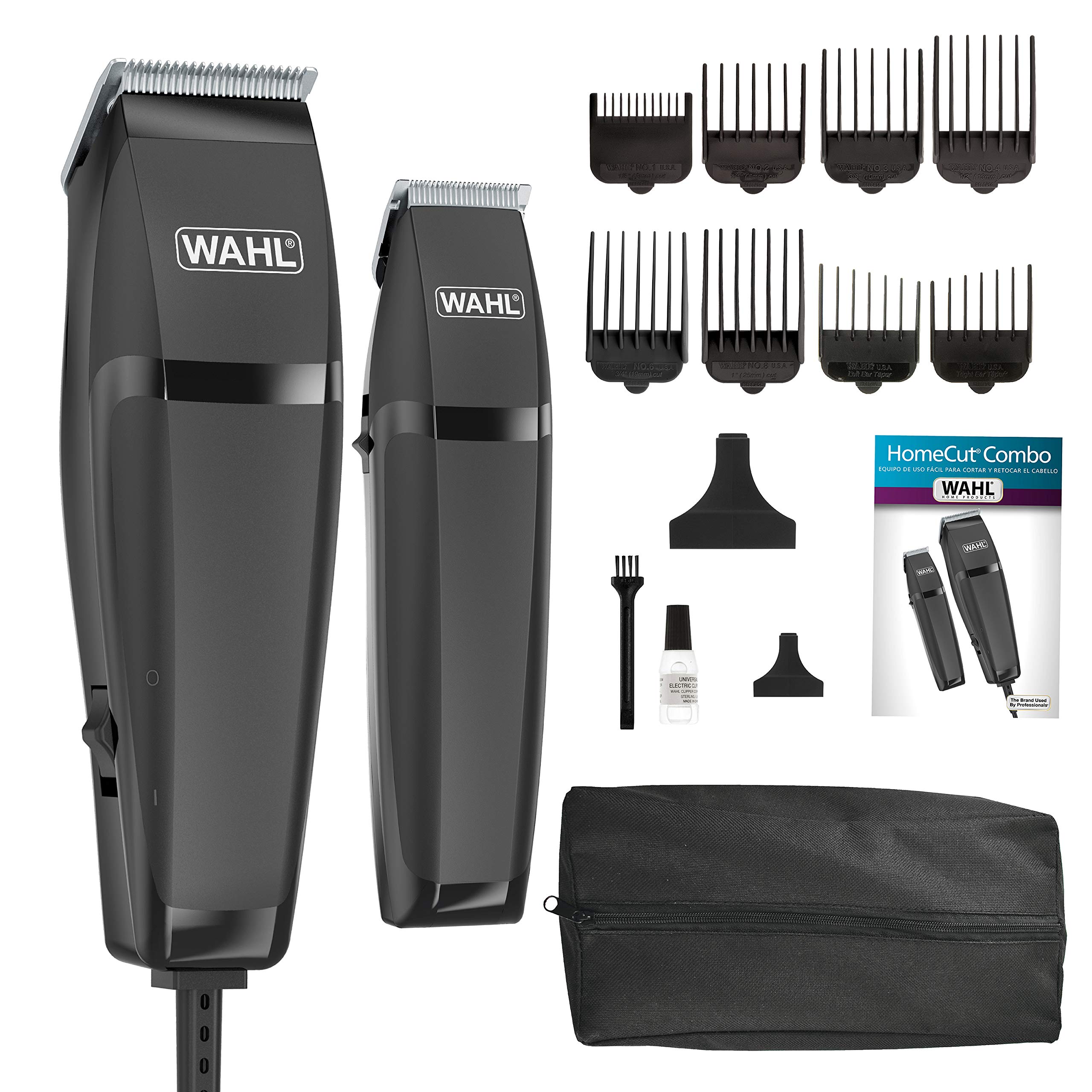 Wahl Combo Pro self-sharpening blades for precise at-home cuts.