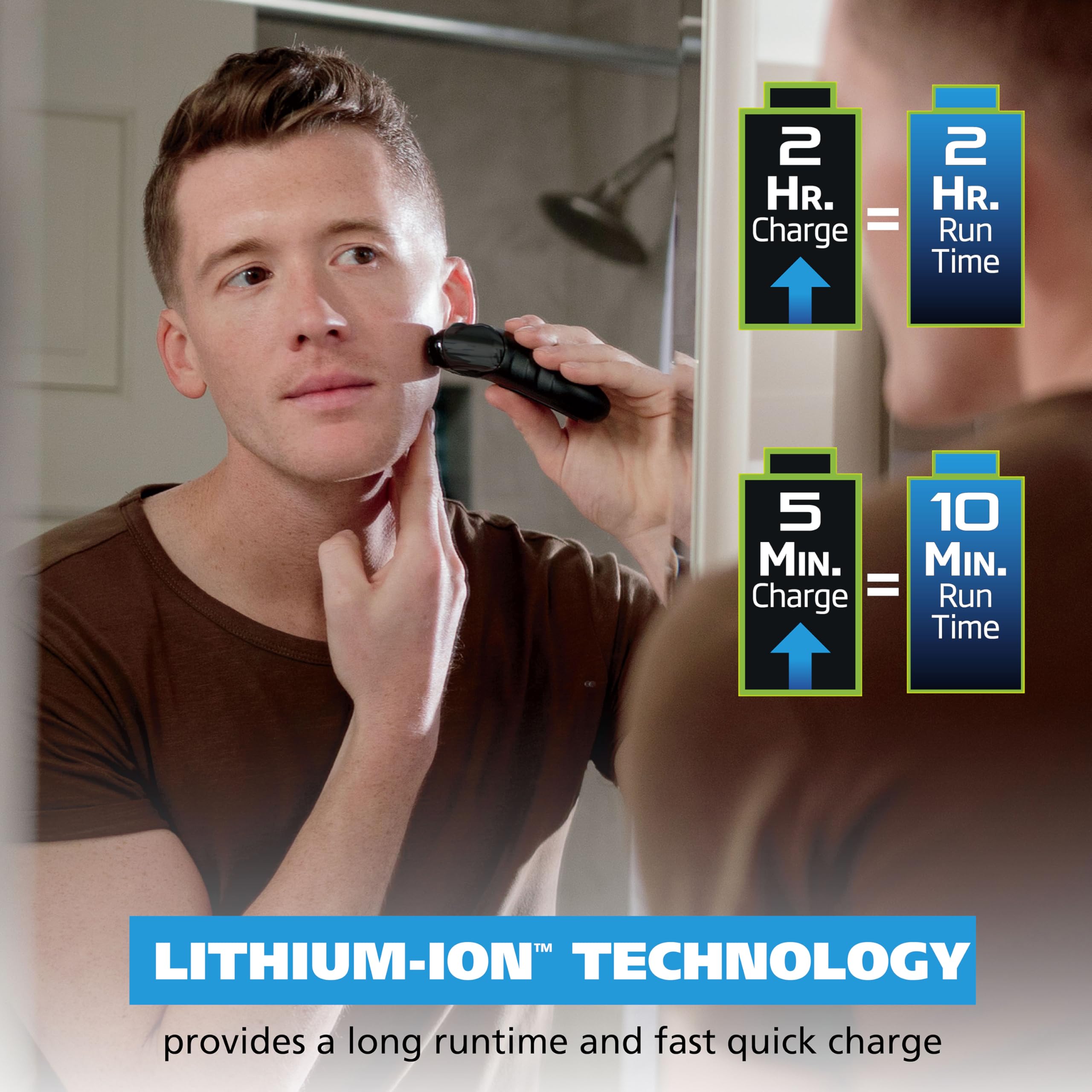 Includes cleaning brush and charging cord for upkeep