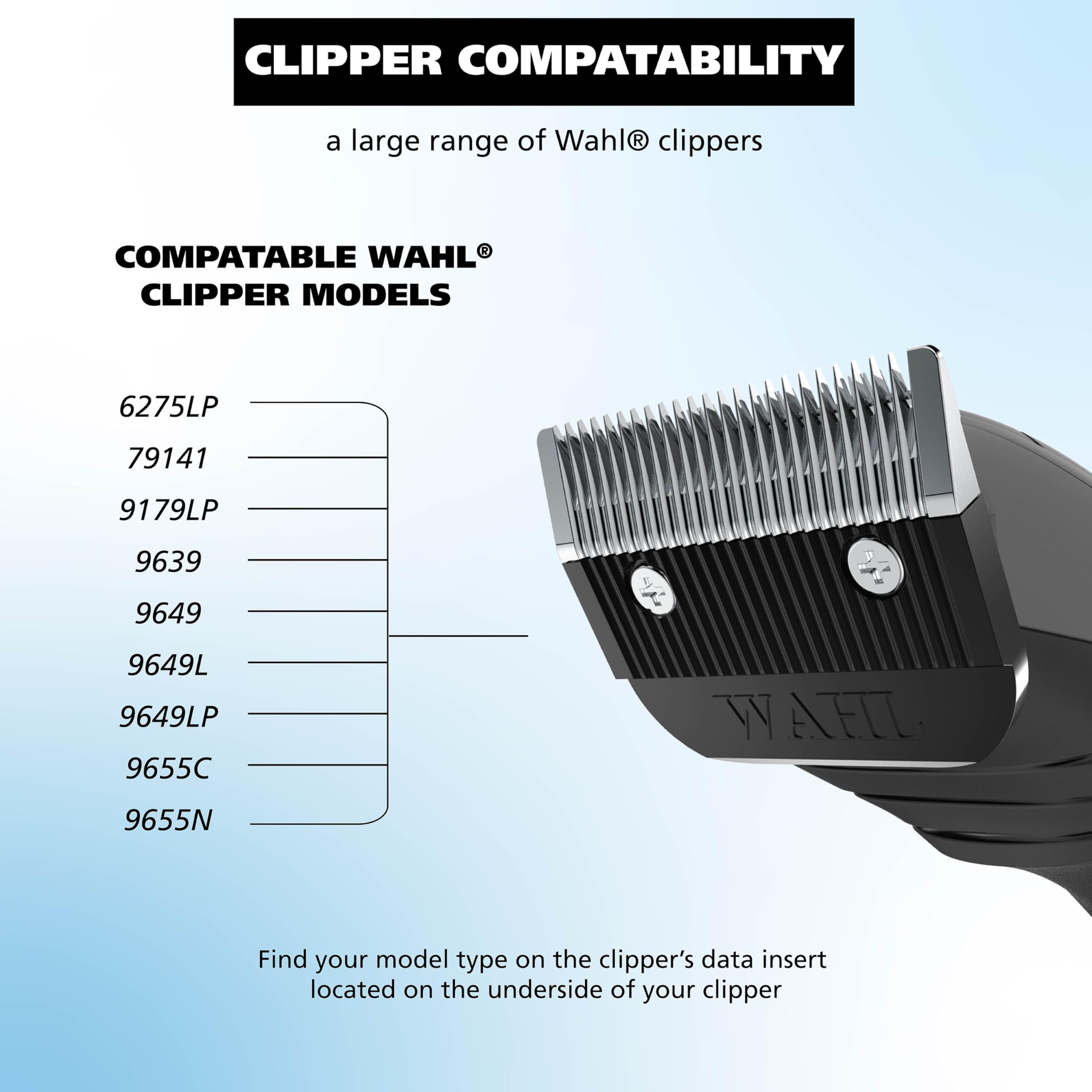 Wahl easy snap-on attachment demonstrating tool-free blade change