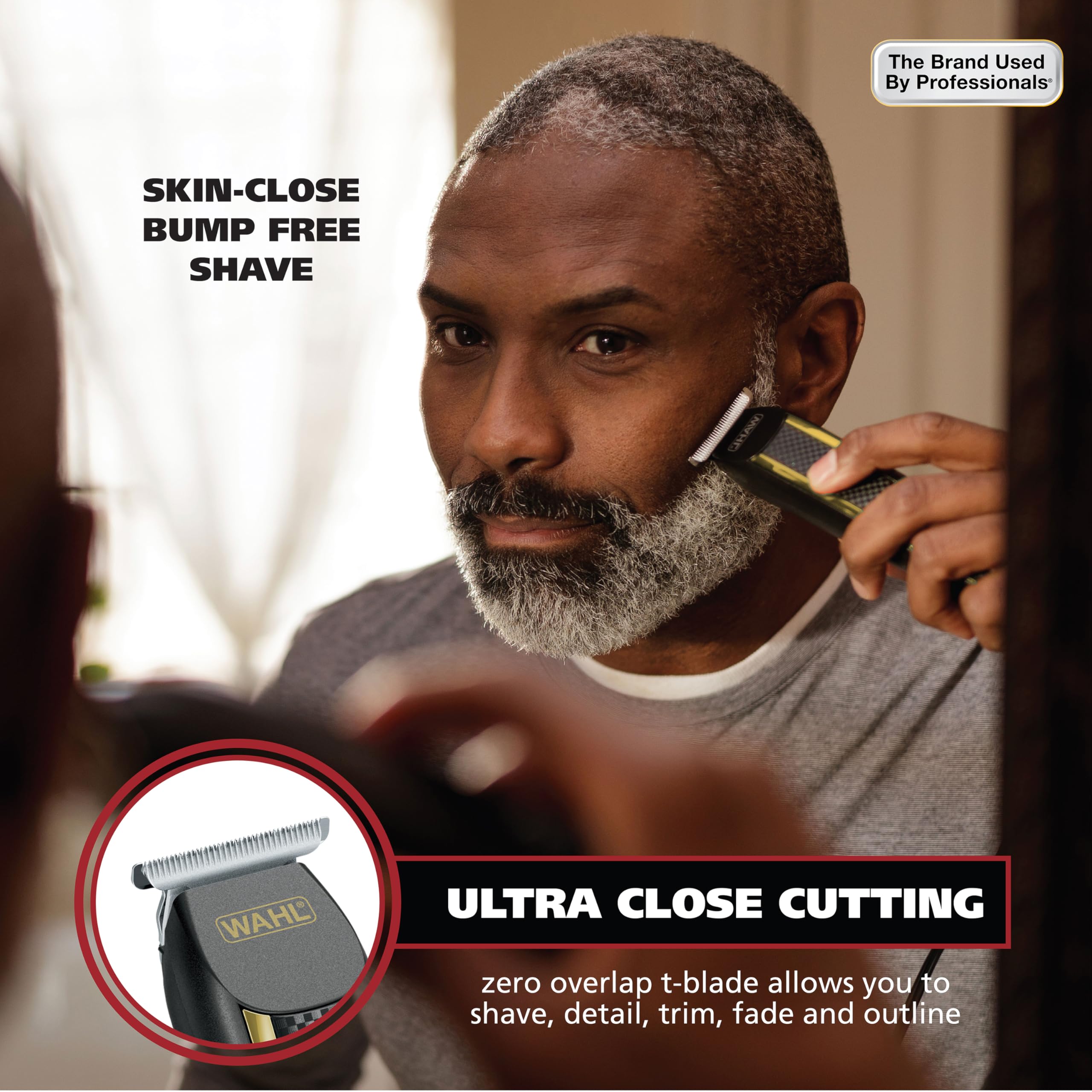 Wahl Edge Pro T-blade 0.2 mm close-up for precise edging.