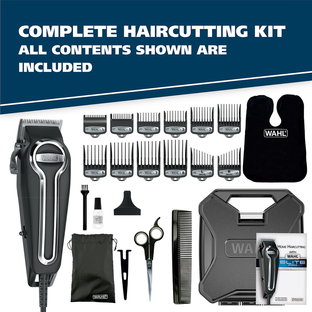Wahl Elite Pro cleaning brush close-up for quick maintenance.