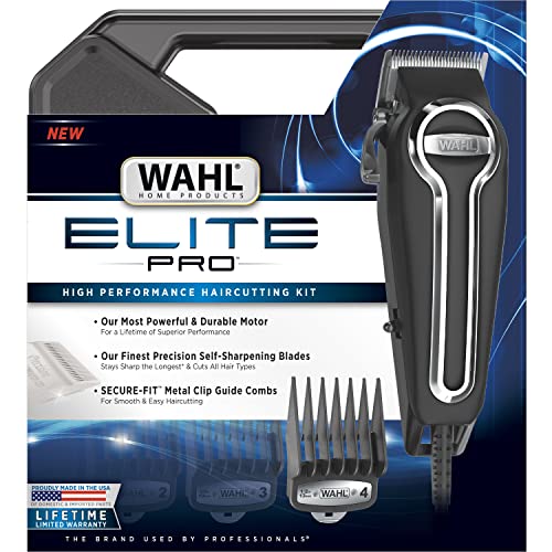 Wahl Elite Pro power screw adjustment close-up for peak performance tuning.