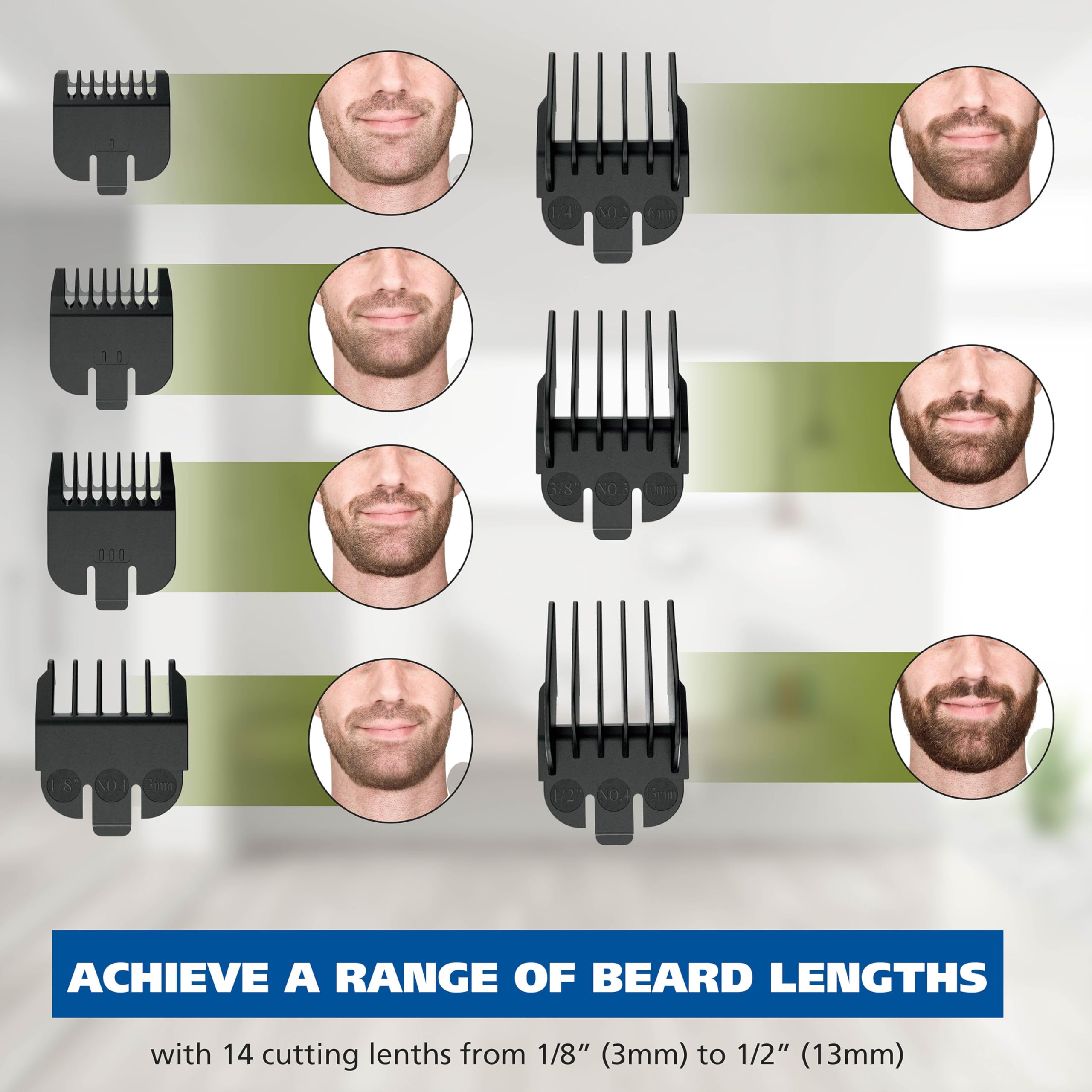 Wahl Groomsman six-position guard enables customizable lengths