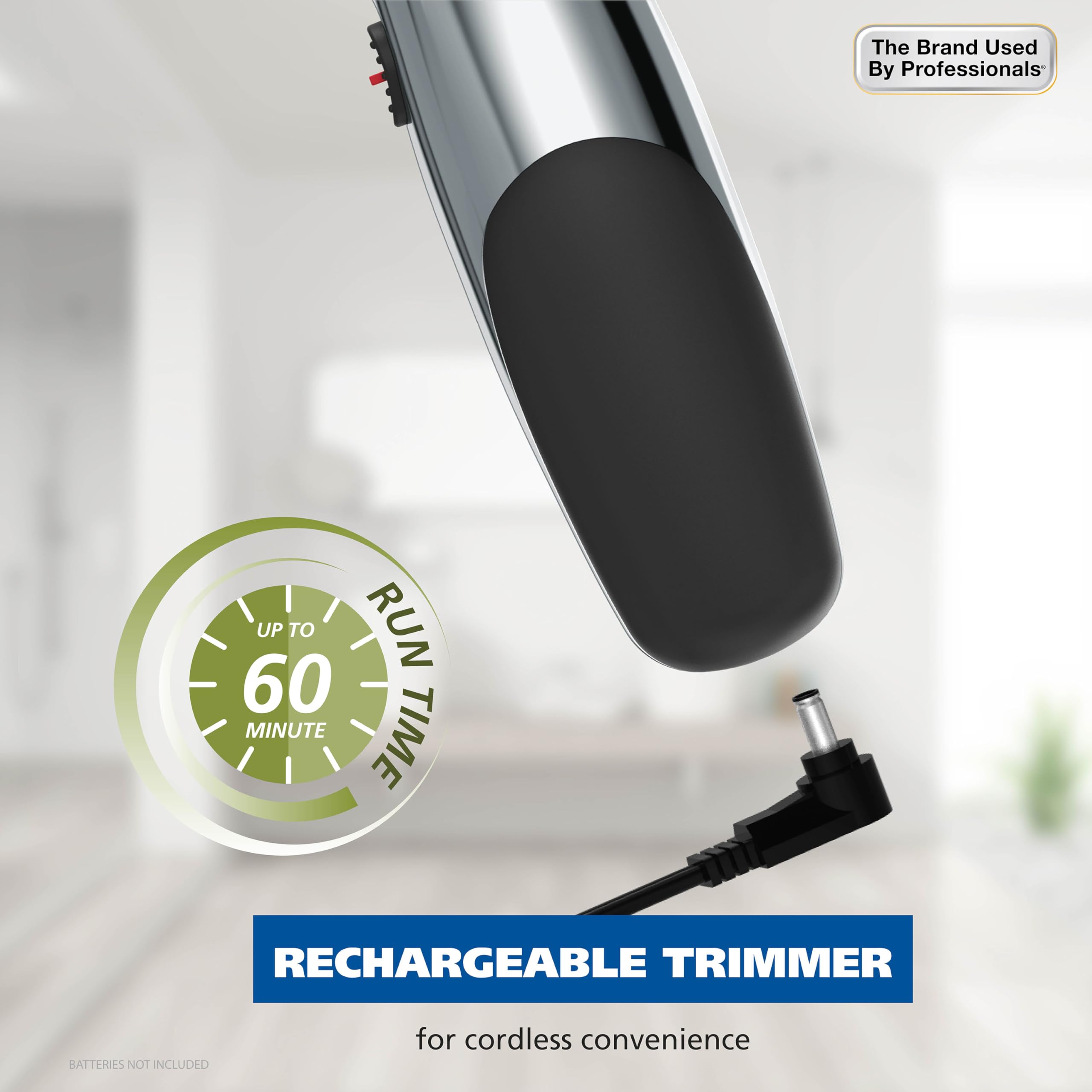 Wahl Groomsman 60-minute cordless runtime in action