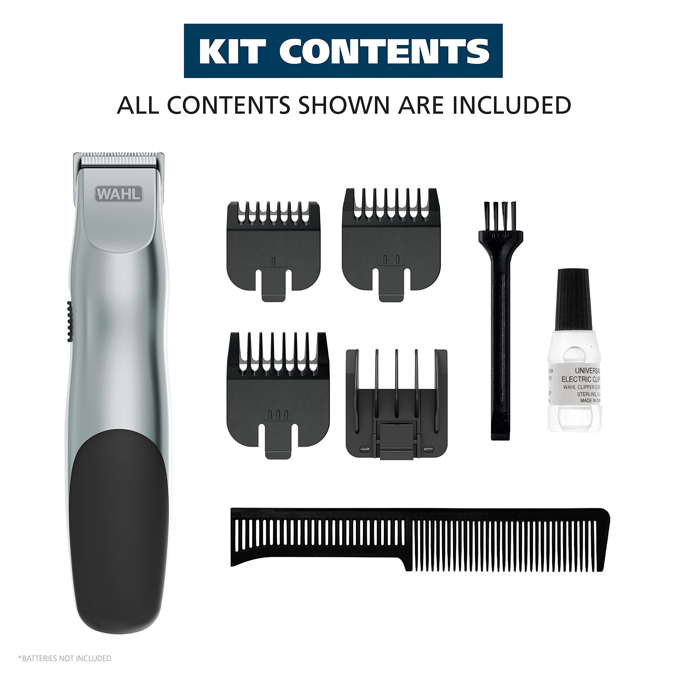 Wahl Groomsman cordless battery-powered design for on-the-go grooming