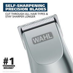 Wahl Groomsman precision-ground blades close-up showing sharp performance for clean trims