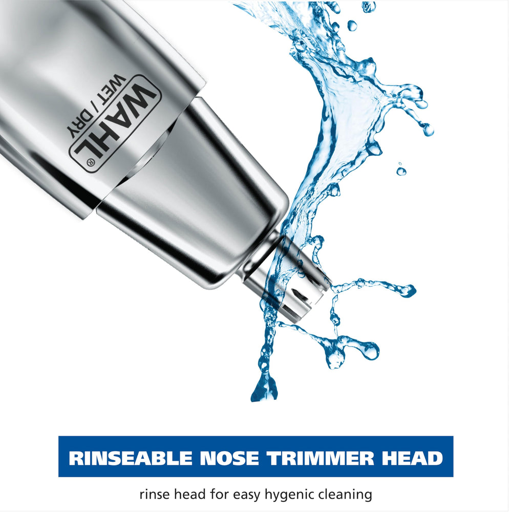Wahl Groomsman rinseable nose-trimmer head for easy cleaning