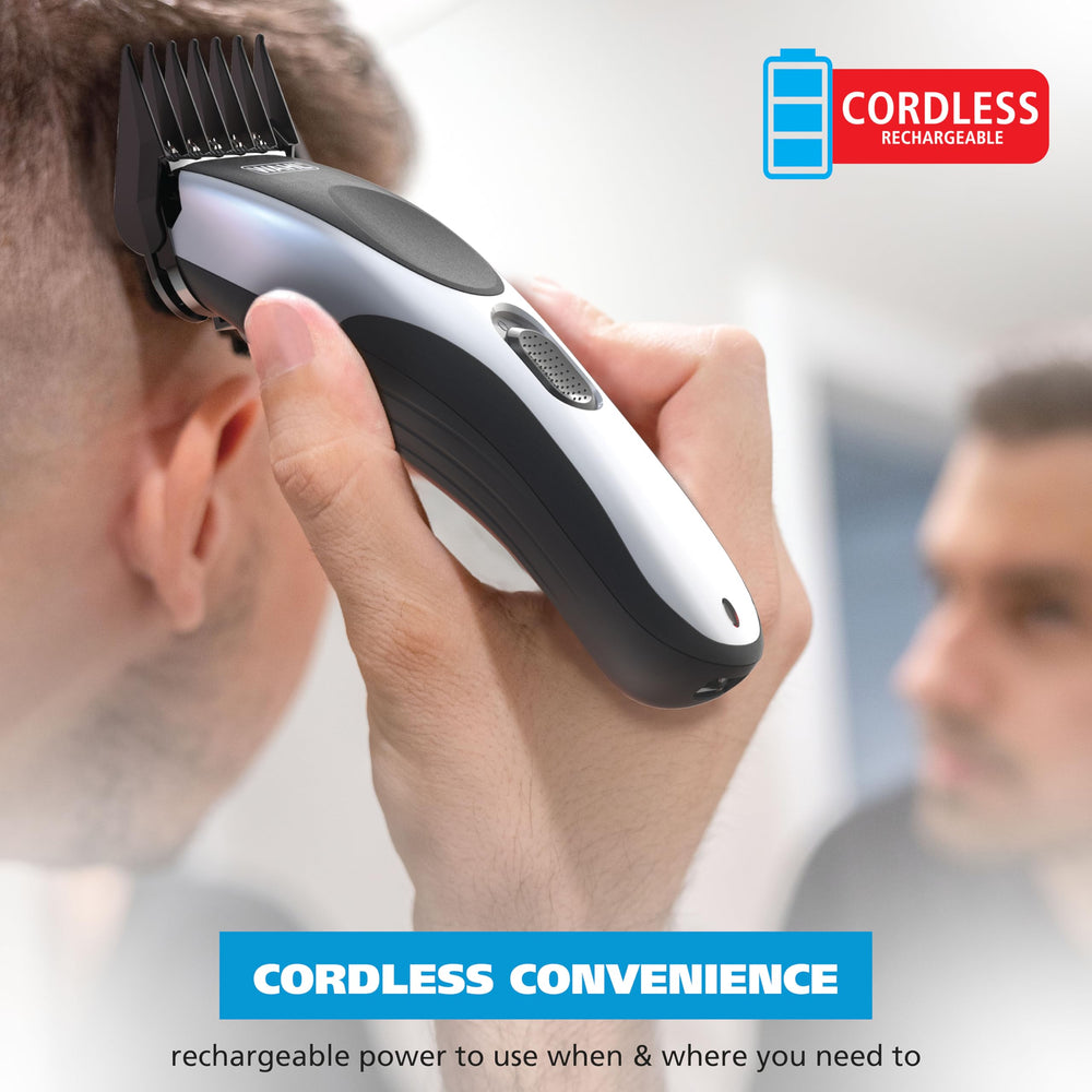 Wahl Home Pro blade close-up showcasing self-sharpening blades for consistent cuts