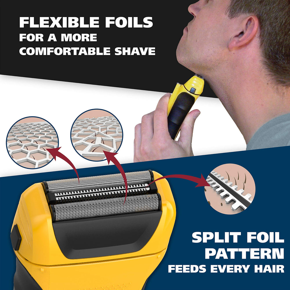 Wahl LifeProof non-slip grip enhances control during use.