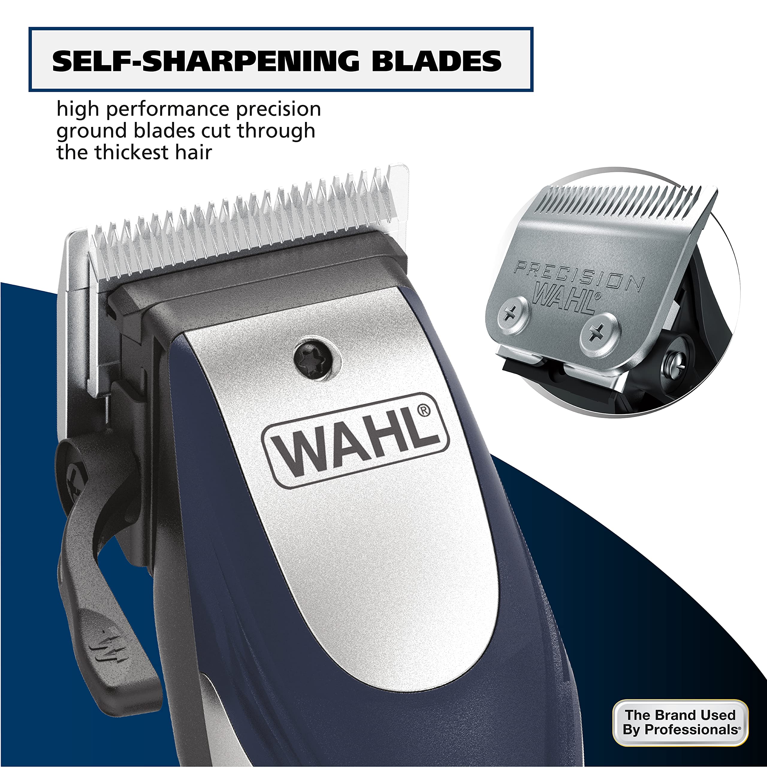 Wahl Lithium Ion Pro taper lever showcased for easy blending.