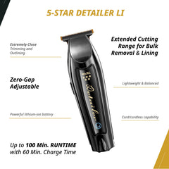 Wahl Magic Clip titanium and DLC blades stay cool and sharp.