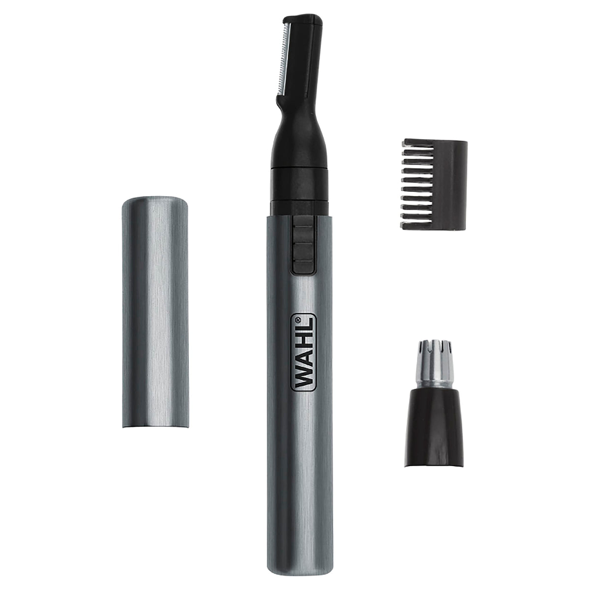 Wahl Micro Groomsman detail head close-up for precise facial detailing.