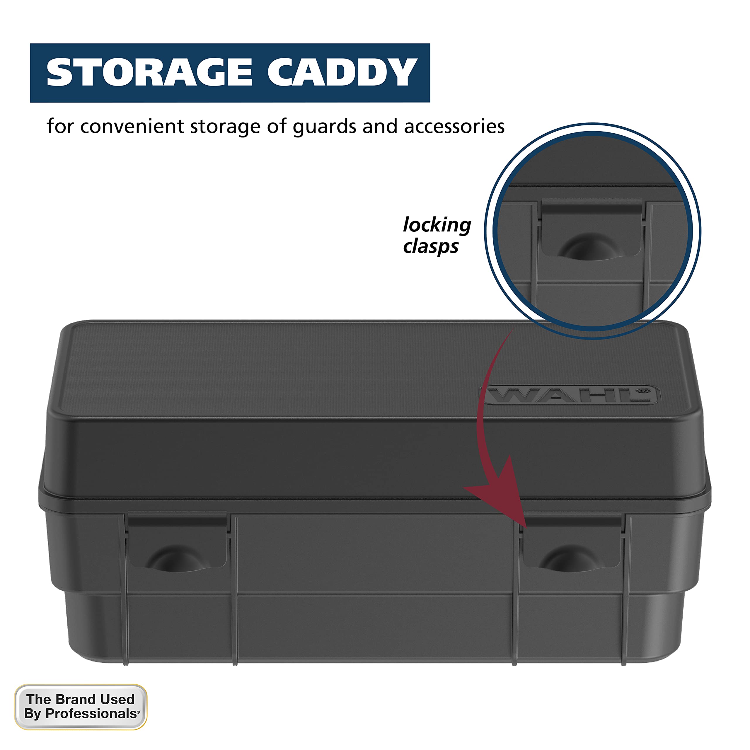 Bottom view highlights secure, compact storage for easy access.