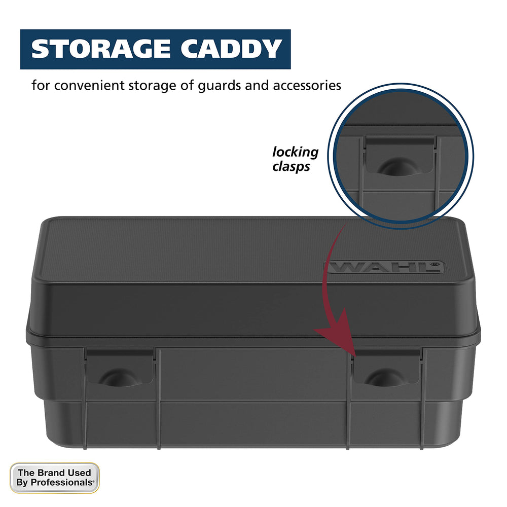 Bottom view highlights secure, compact storage for easy access.