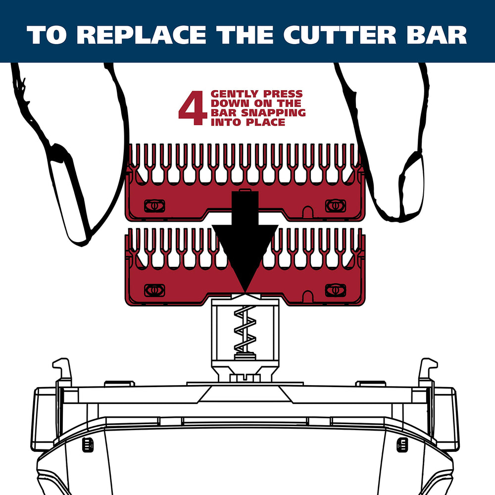 Wahl shaver head replacement returning like-new cutting edge.