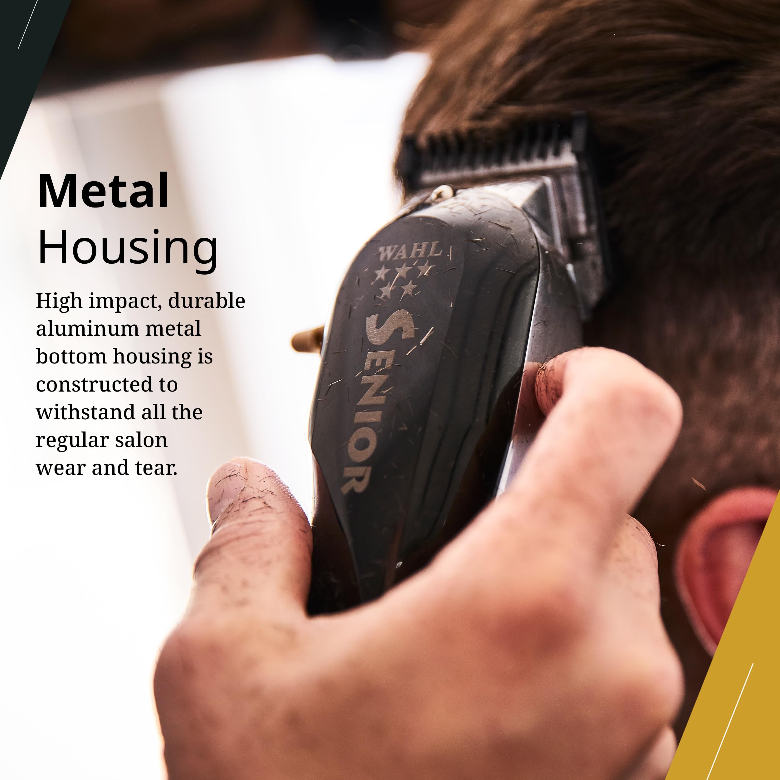 Wahl Professional 5-Star Cordless Senior Clipper — long-lasting lithium battery delivers up to 80 minutes.