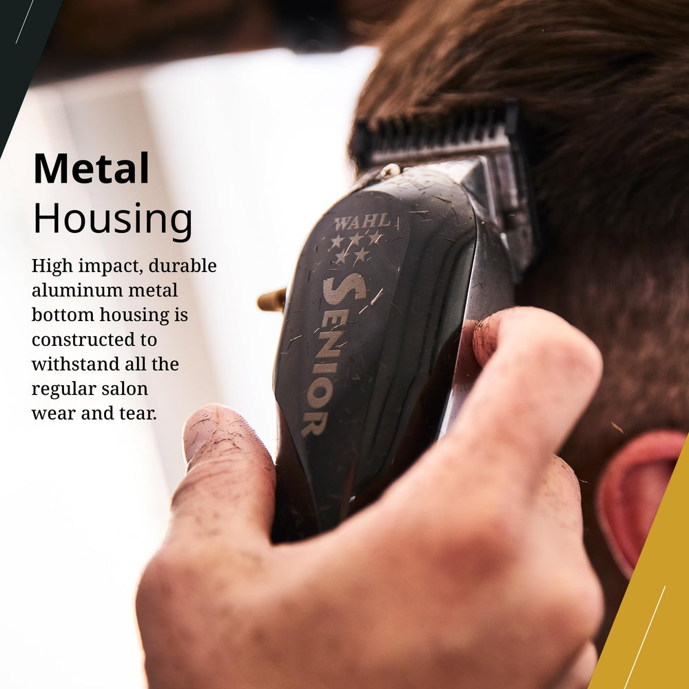 Wahl Professional 5-Star Cordless Senior Clipper — long-lasting lithium battery delivers up to 80 minutes.