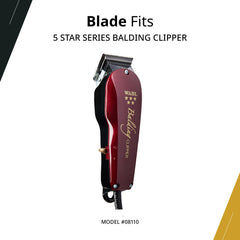 Wahl Professional Balding Blade 6X0 Ultra Close delivers secure compatibility with 5-Star Balding Clipper.