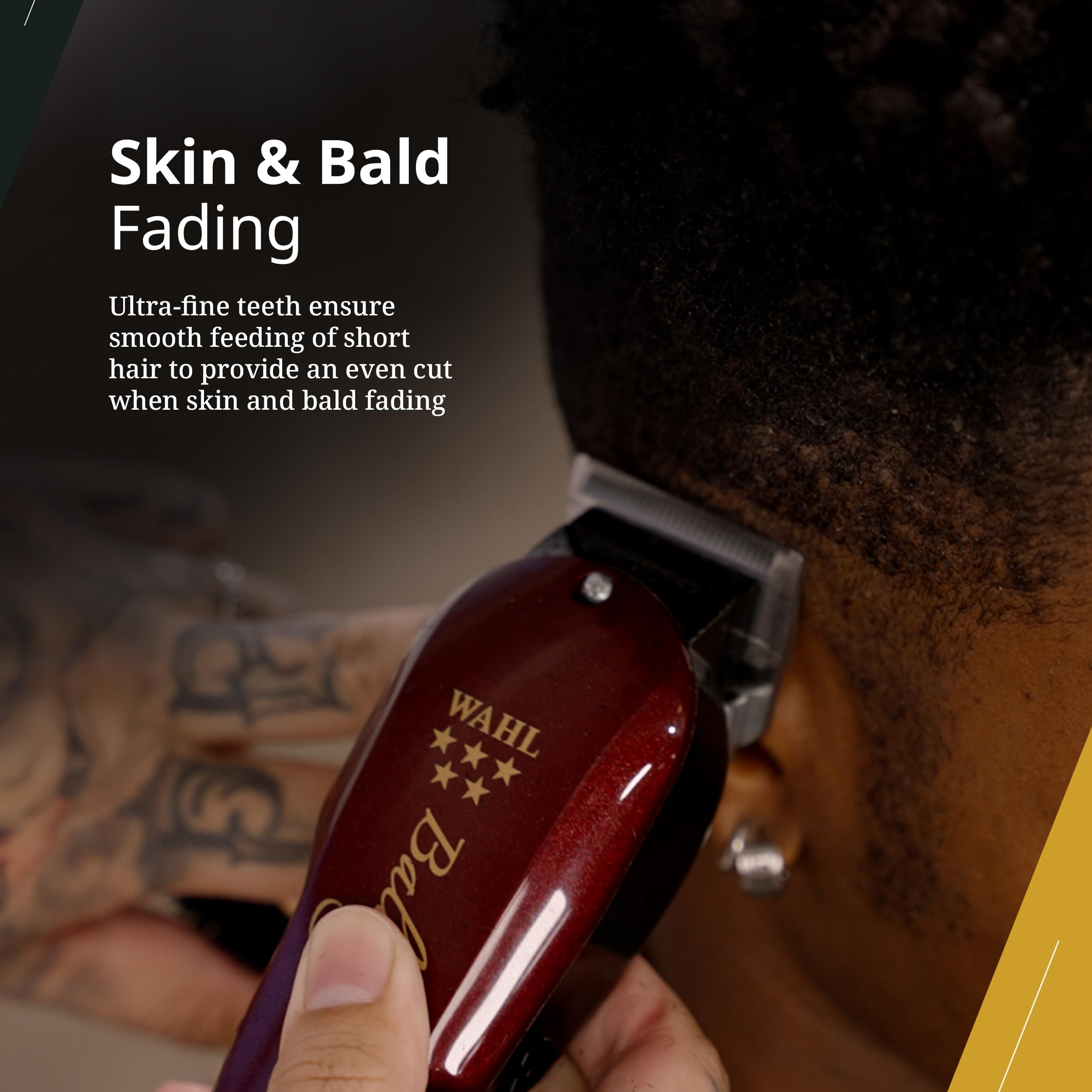 Wahl Professional Balding Blade 6X0 Ultra Close ships with oil and screws for easy maintenance.