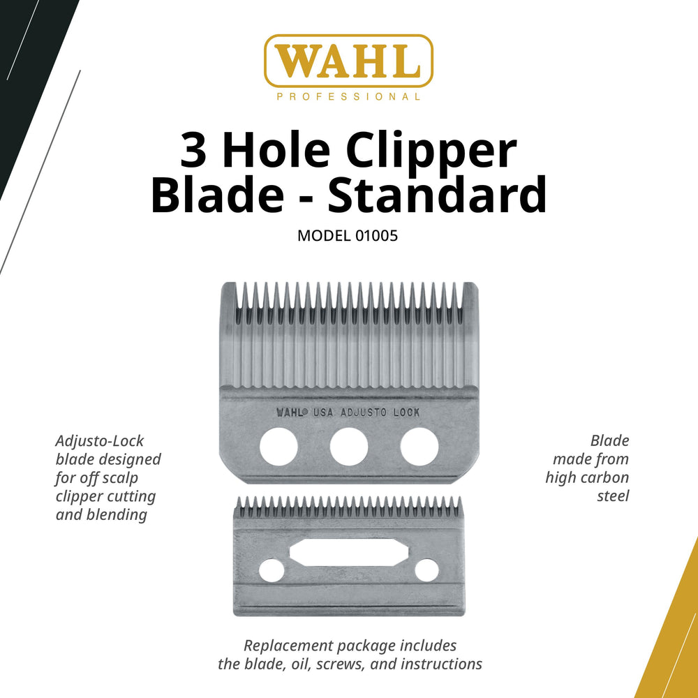 Wahl Professional blade installation kit with oil and screws for easy replacement