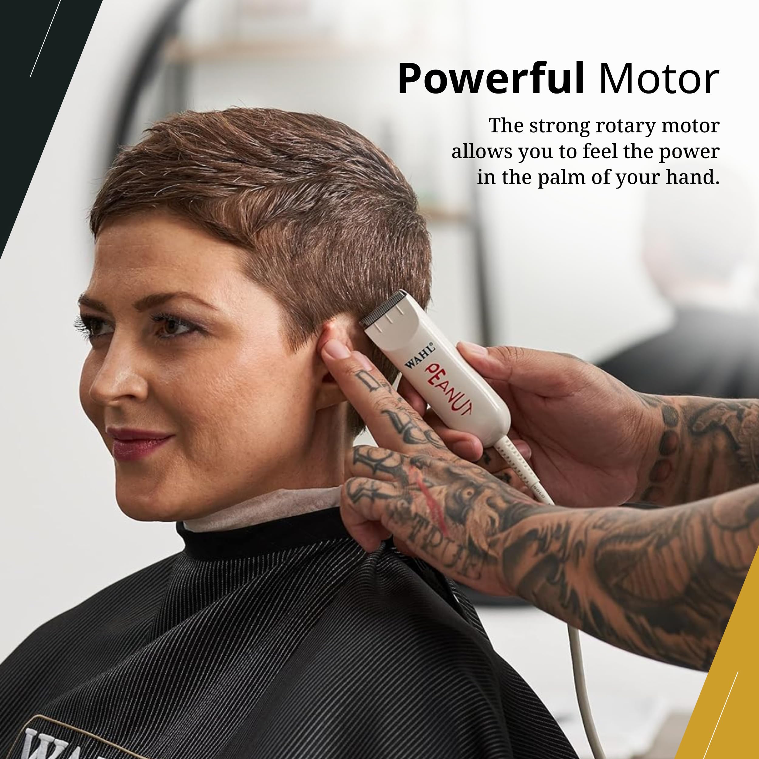 Powerful rotary motor on Wahl Classic Peanut Trimmer maintains steady power