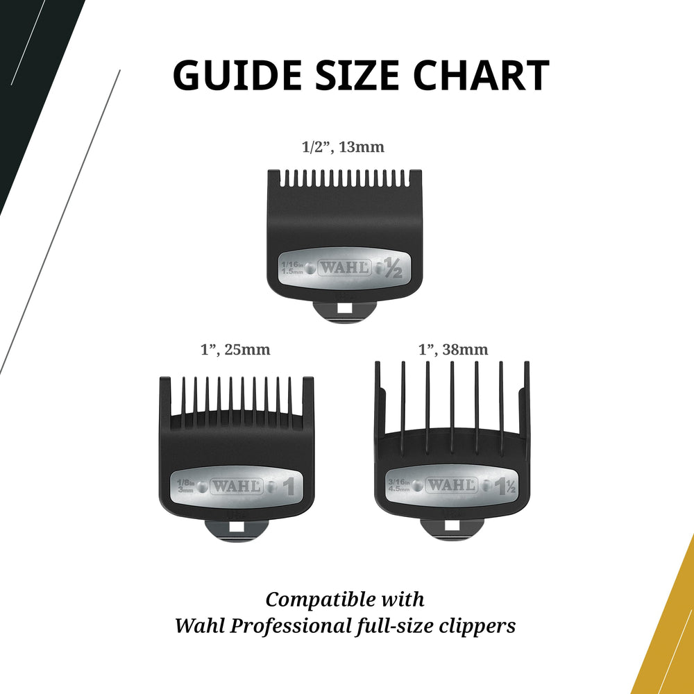 Wahl Professional durable materials ensure long-lasting attachments.