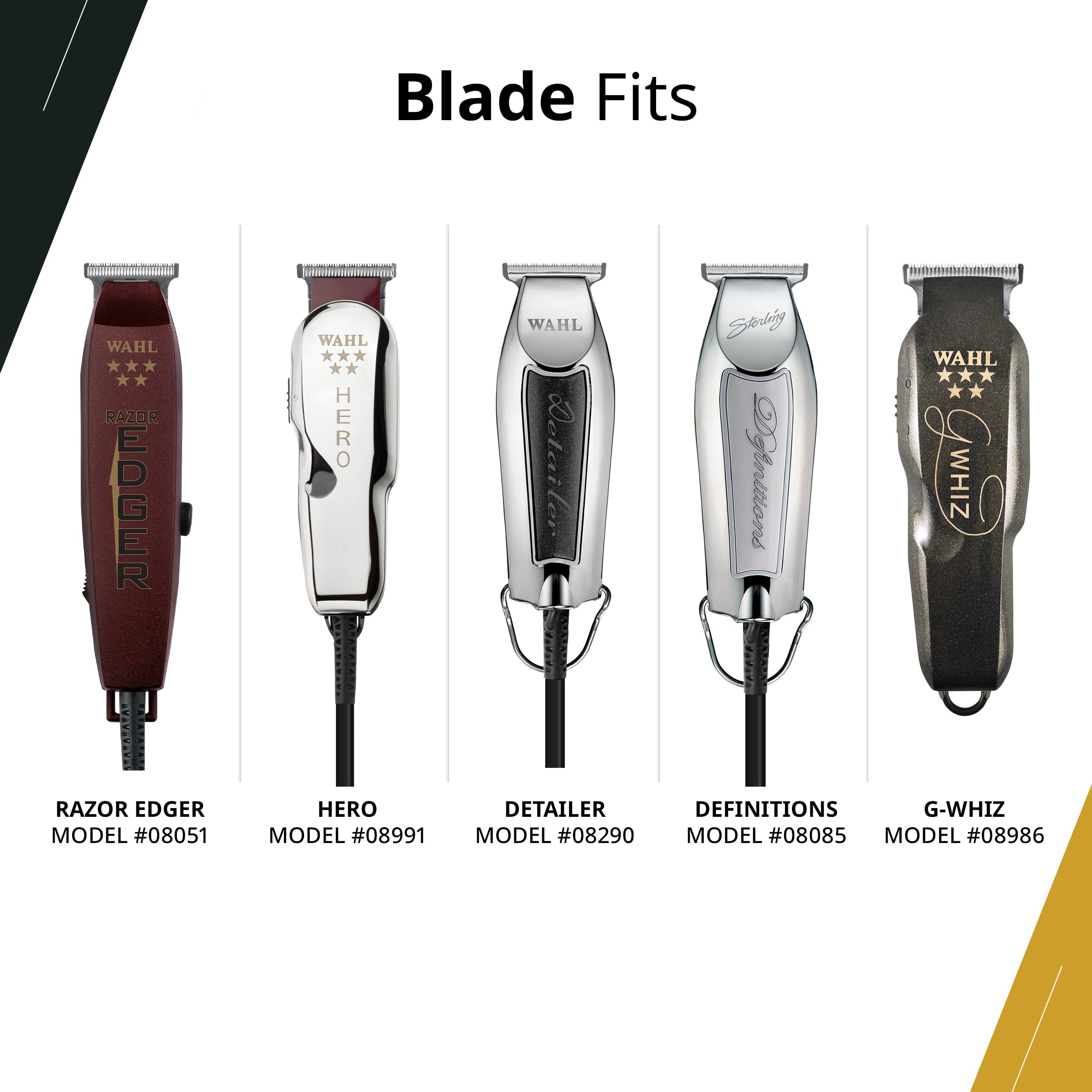 Wahl Professional T blade built from durable materials for longevity