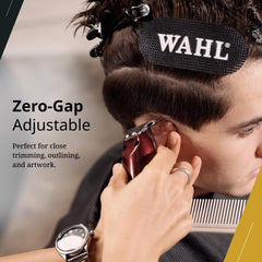 Wahl Professional facial detailing enables precise line work for defined looks.