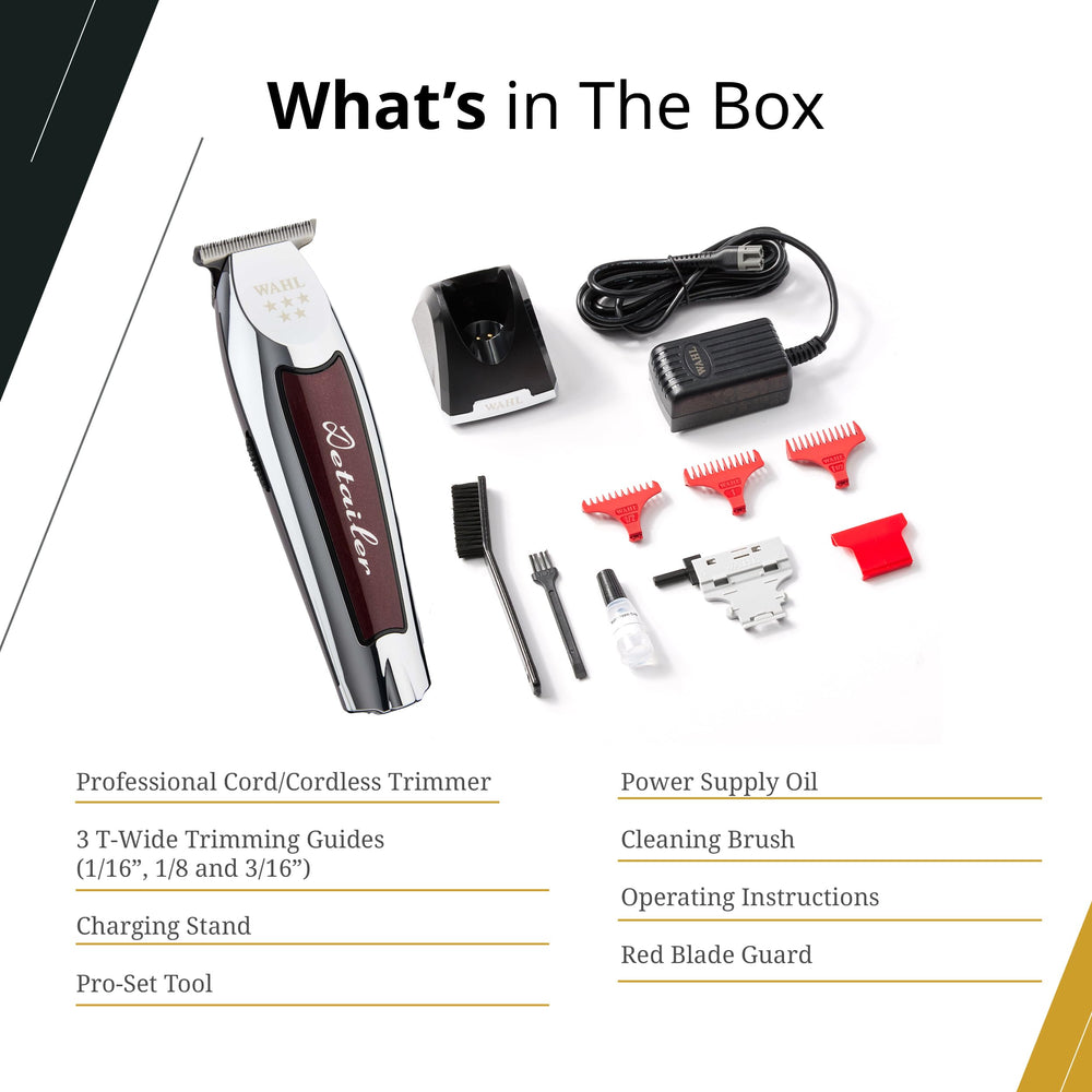 Wahl Professional lithium-ion battery provides reliable power with long-lasting runtime.