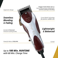 Wahl Professional Magic Clip V9000 motor in action delivering steady performance.
