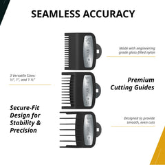 Wahl Professional one-and-half-inch attachment for longer trims.