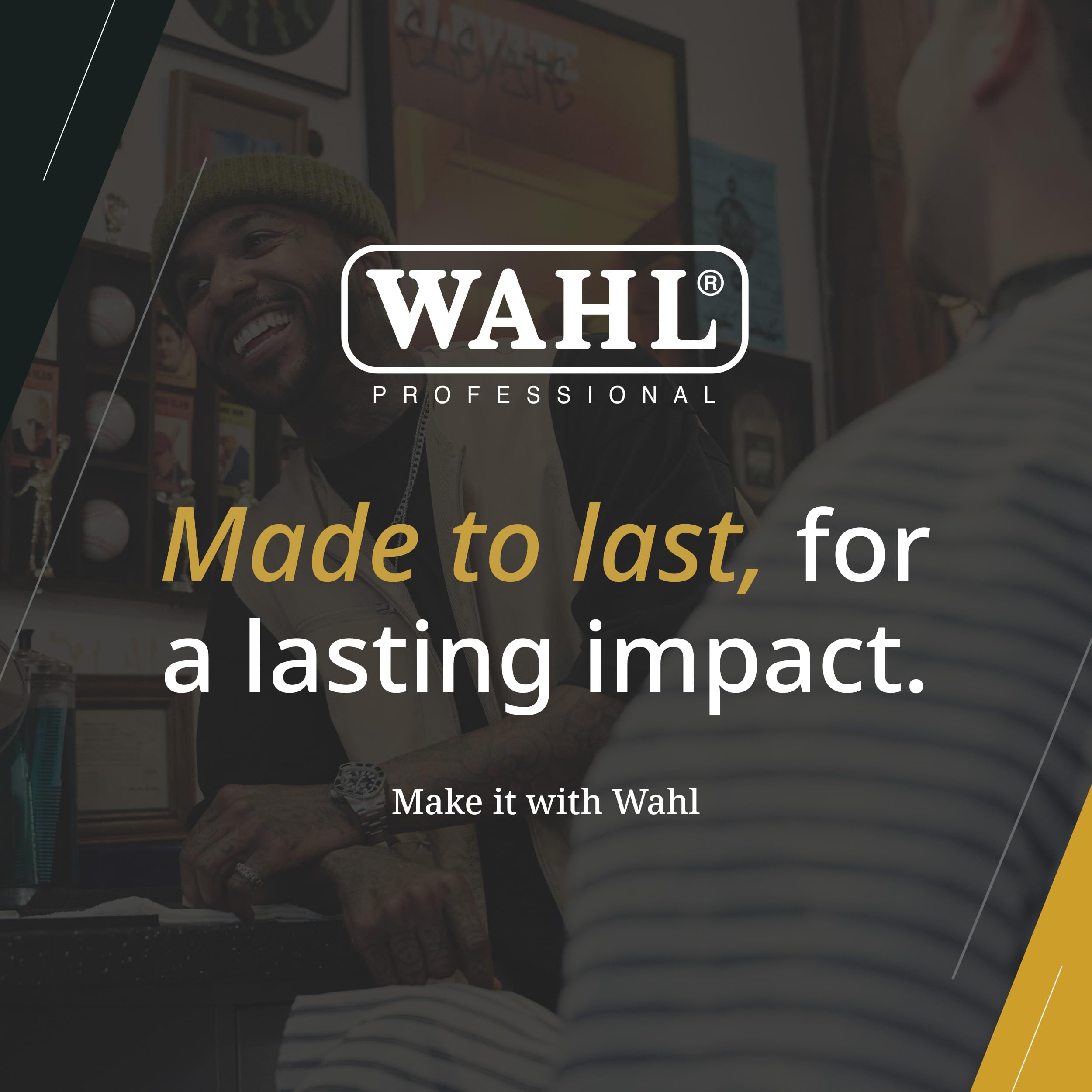 Wahl Vapor battery life supports cordless use up to 150 minutes
