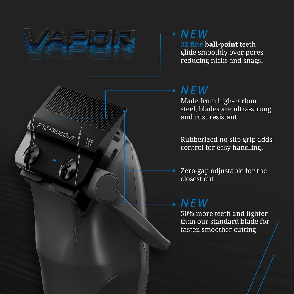 Wahl Vapor brushless motor delivers smooth performance during long sessions