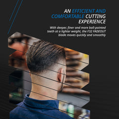 Wahl Vapor ergonomic grip and metal taper lever provide comfortable handling