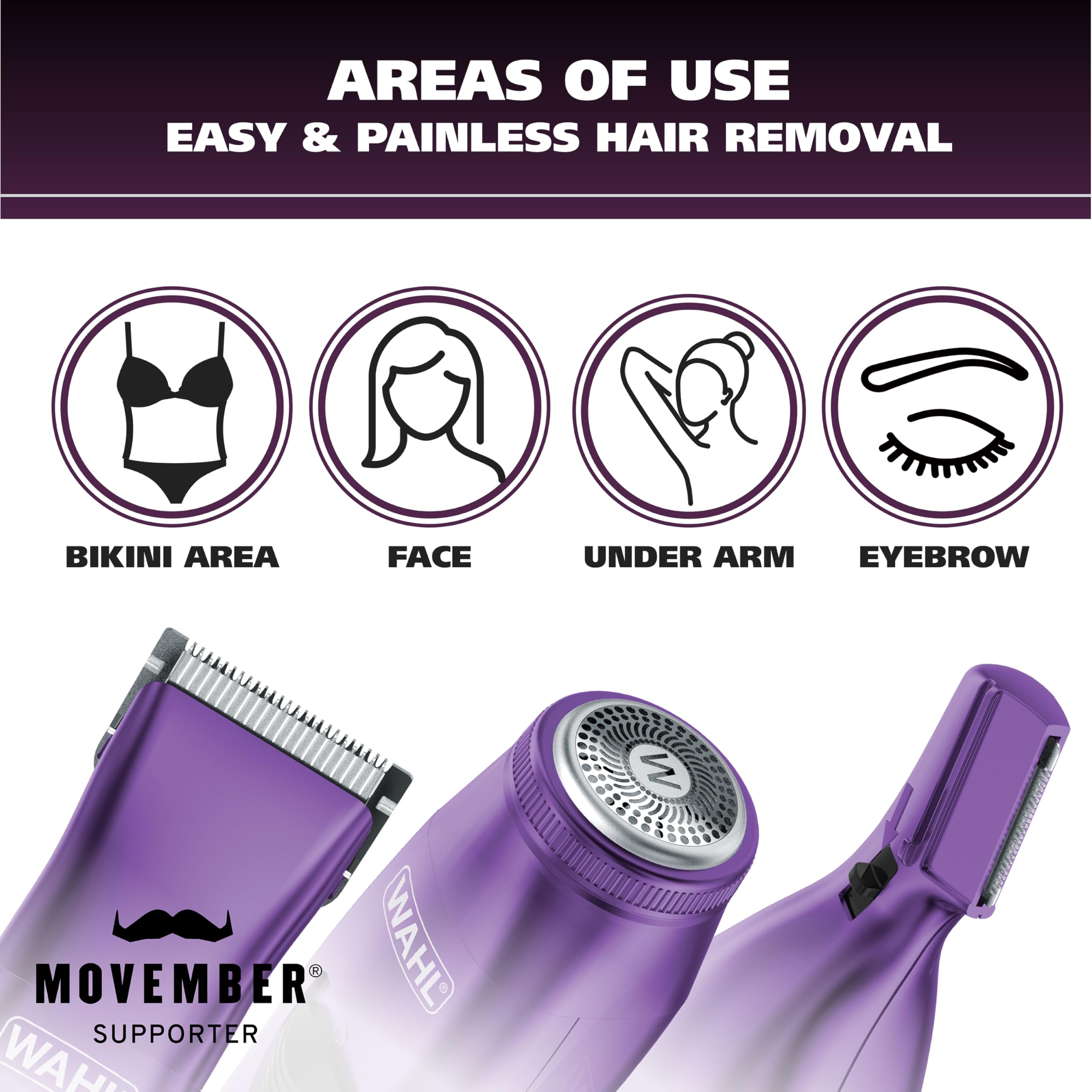 Wahl Pure Confidence charger for convenient recharging.