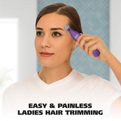 Wahl Pure Confidence rotary shaver for a close skin finish.