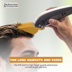 Wahl Secure Fit long hair guard 1-1/2 inch for extended lengths.