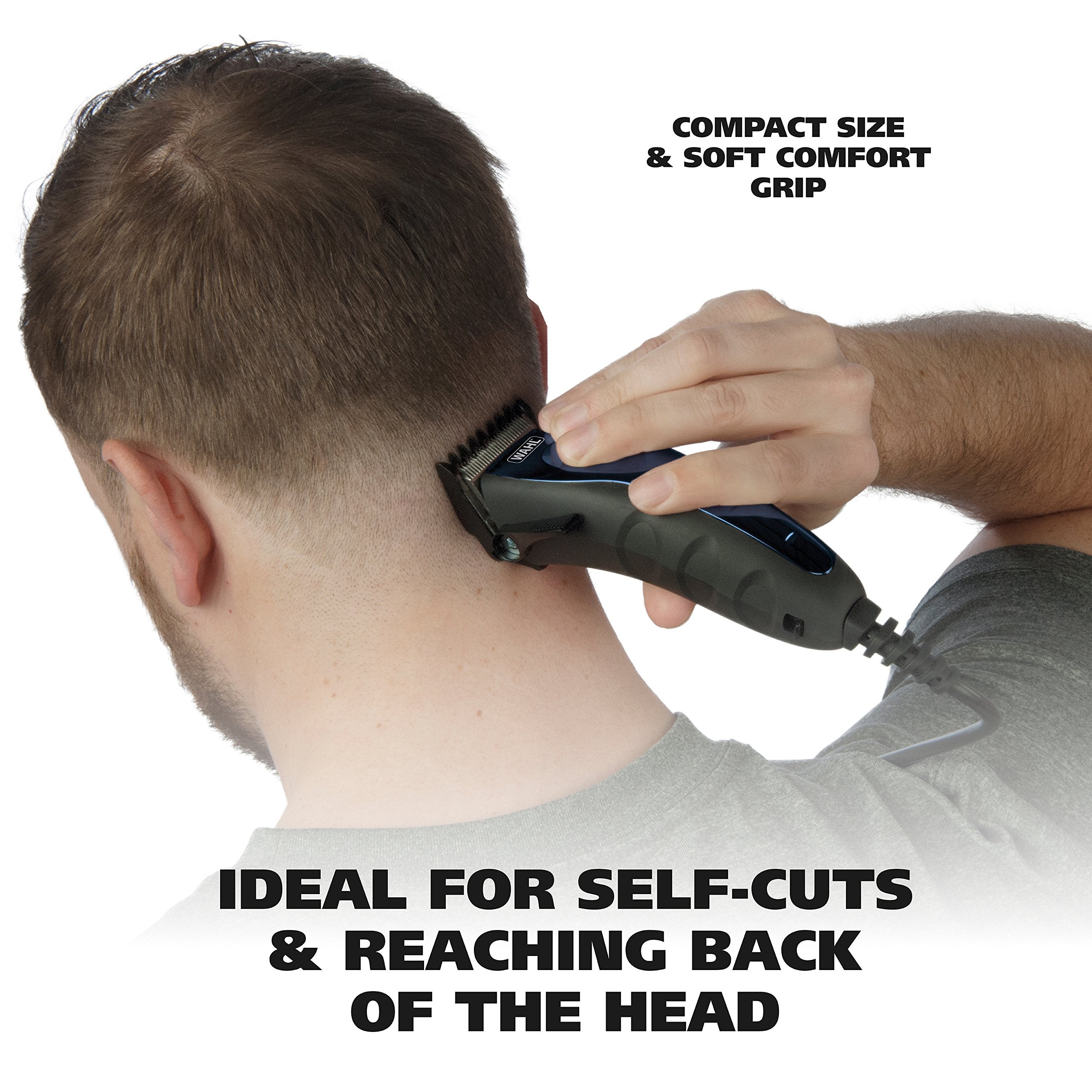 Wahl Self-Cut Compact taper lever shows precise, smooth adjustments.