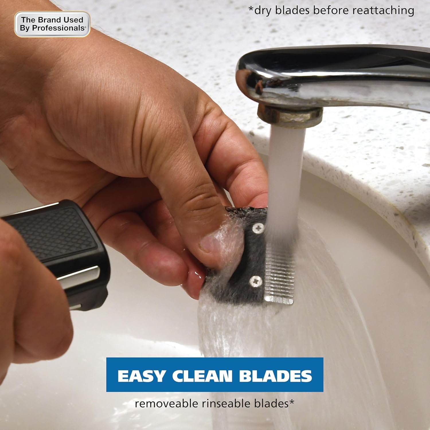 Wahl Self-Cut Pro clipper offers up to 2.5 hours runtime on a full charge.