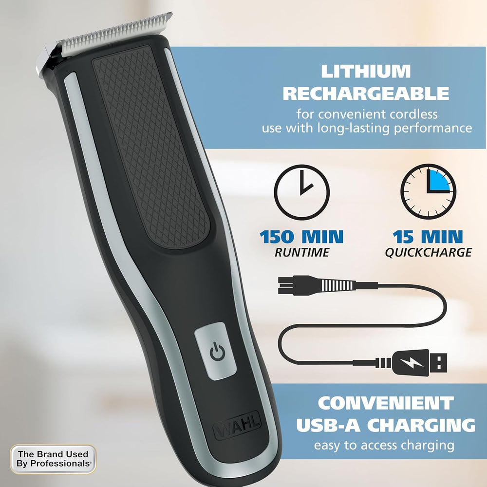 Wahl Self-Cut Pro clipper Smart Charge LED indicating battery status.