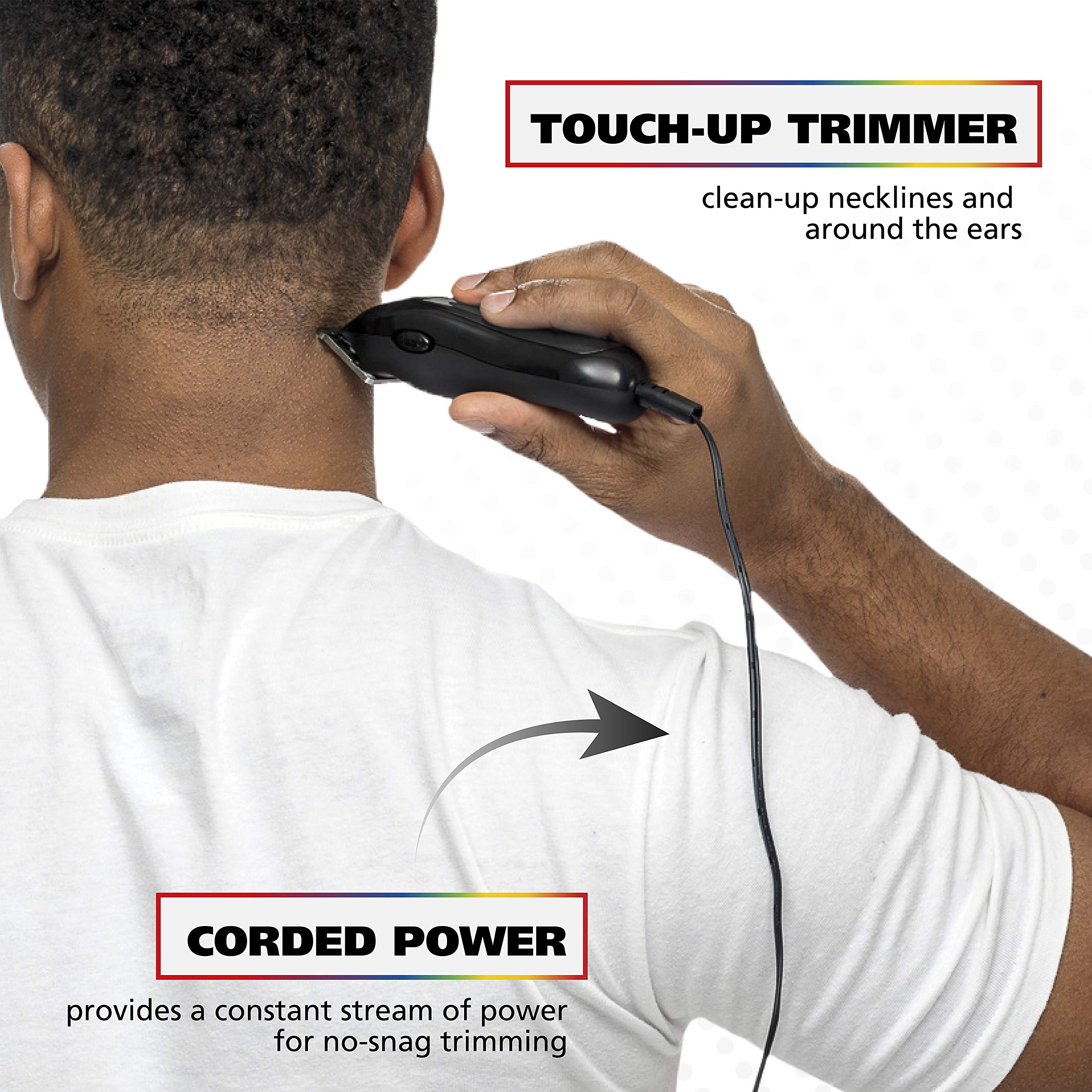 Premium stainless steel barber scissors cutting through thick hair