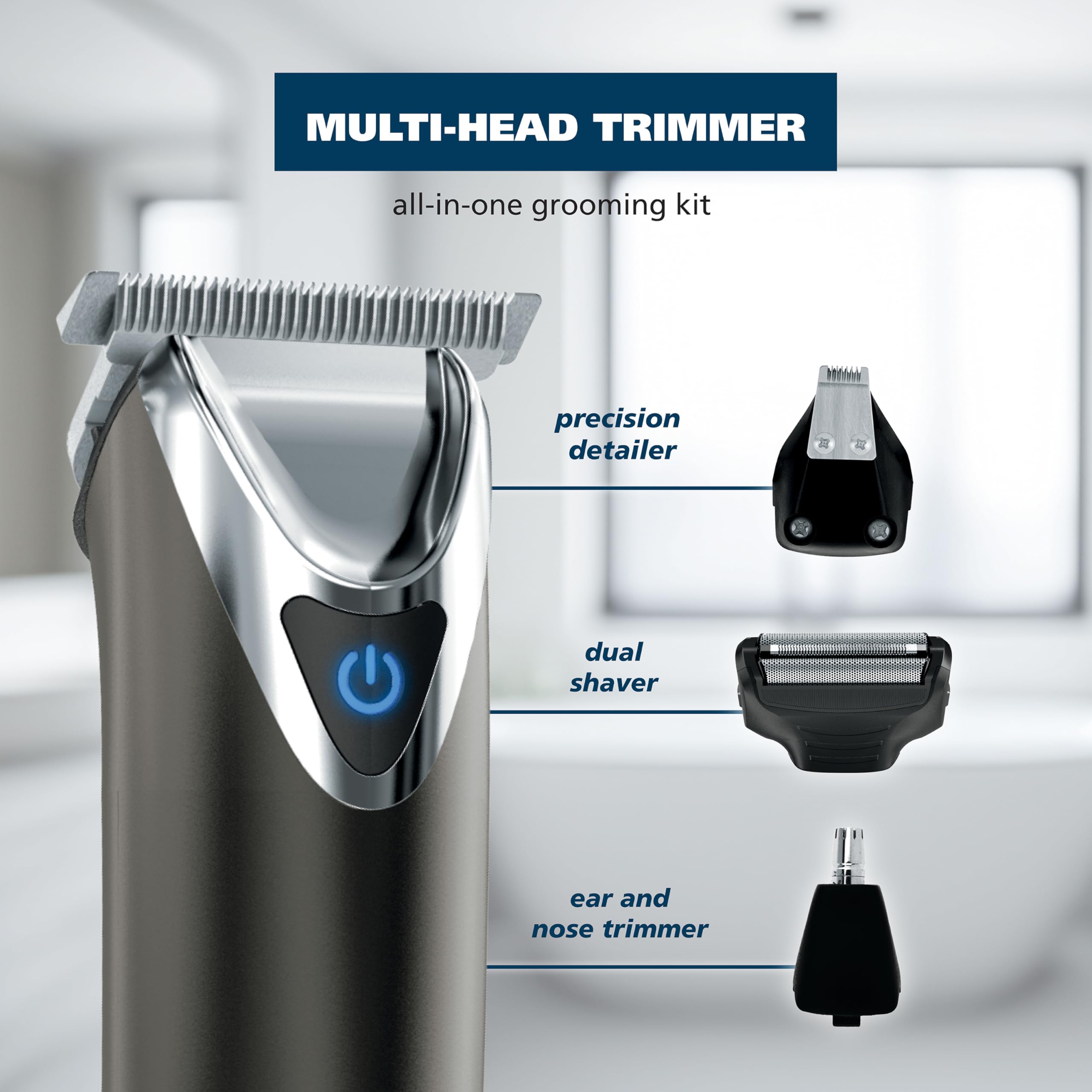 WAHL USA wide-T blade for efficient beard shaping