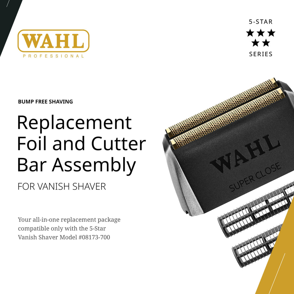 Wahl Vanish cutter bar detail highlighting durable construction.