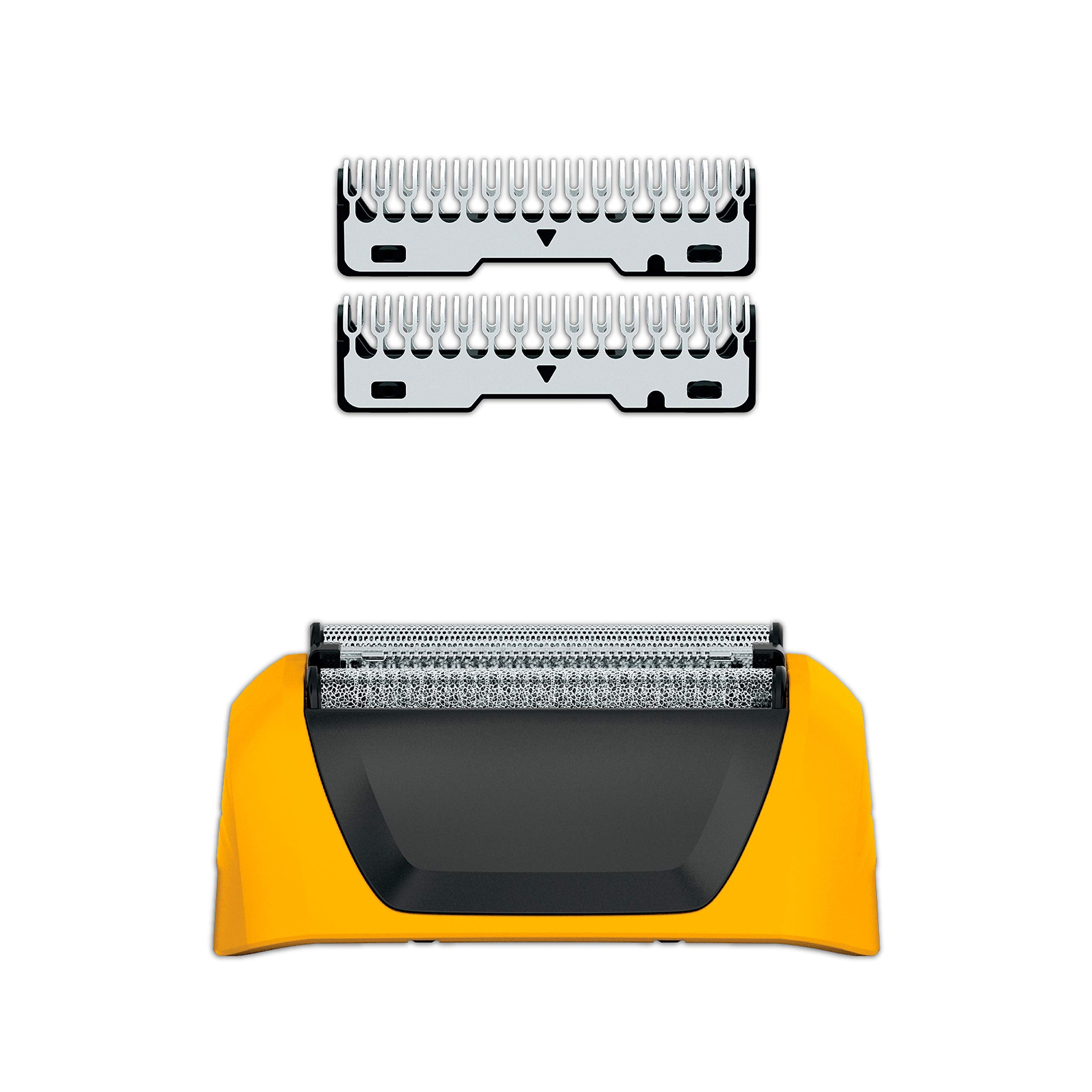 Wahl Yellow Lifeproof foil close-up for consistent shaves.
