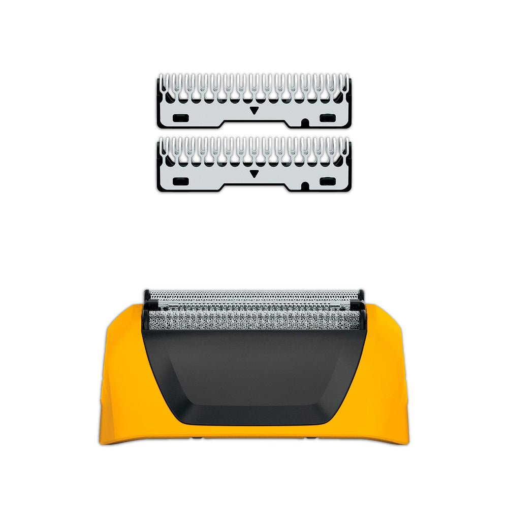 Wahl Yellow Lifeproof foil close-up for consistent shaves.