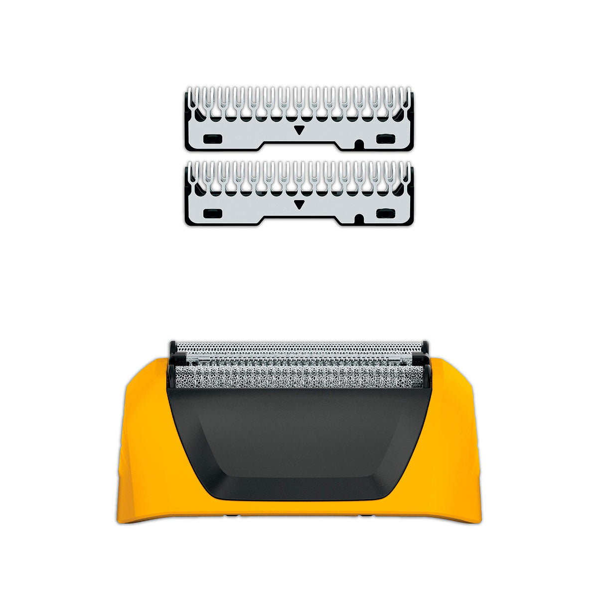 Wahl Yellow Lifeproof foil close-up for consistent shaves.